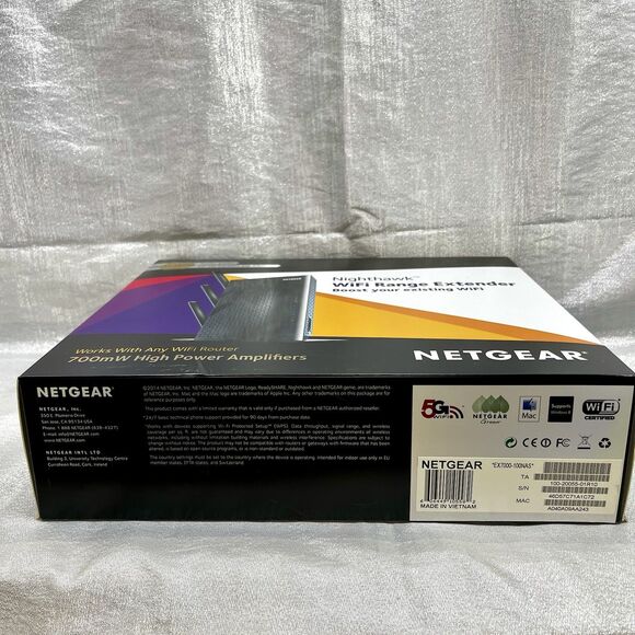 NETGEAR Nighthawk AC1900 Wi-Fi Mesh Extender - Black - Picture 4 of 6